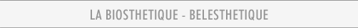 LA BIOSTHETIQUE METHODE STABILISANTE